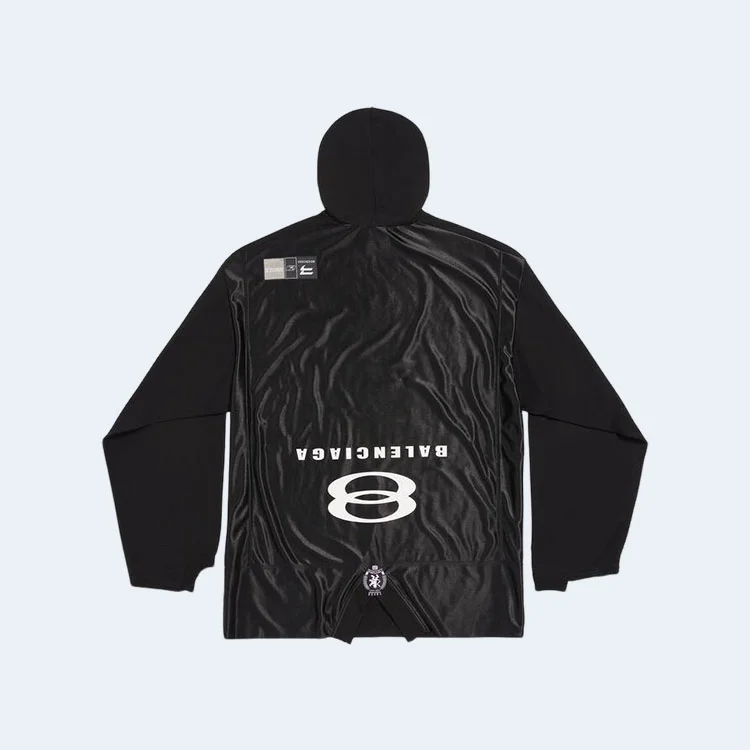 발렌시아가 유니티 스포츠 롱 슬리브 오버사이즈 티셔츠