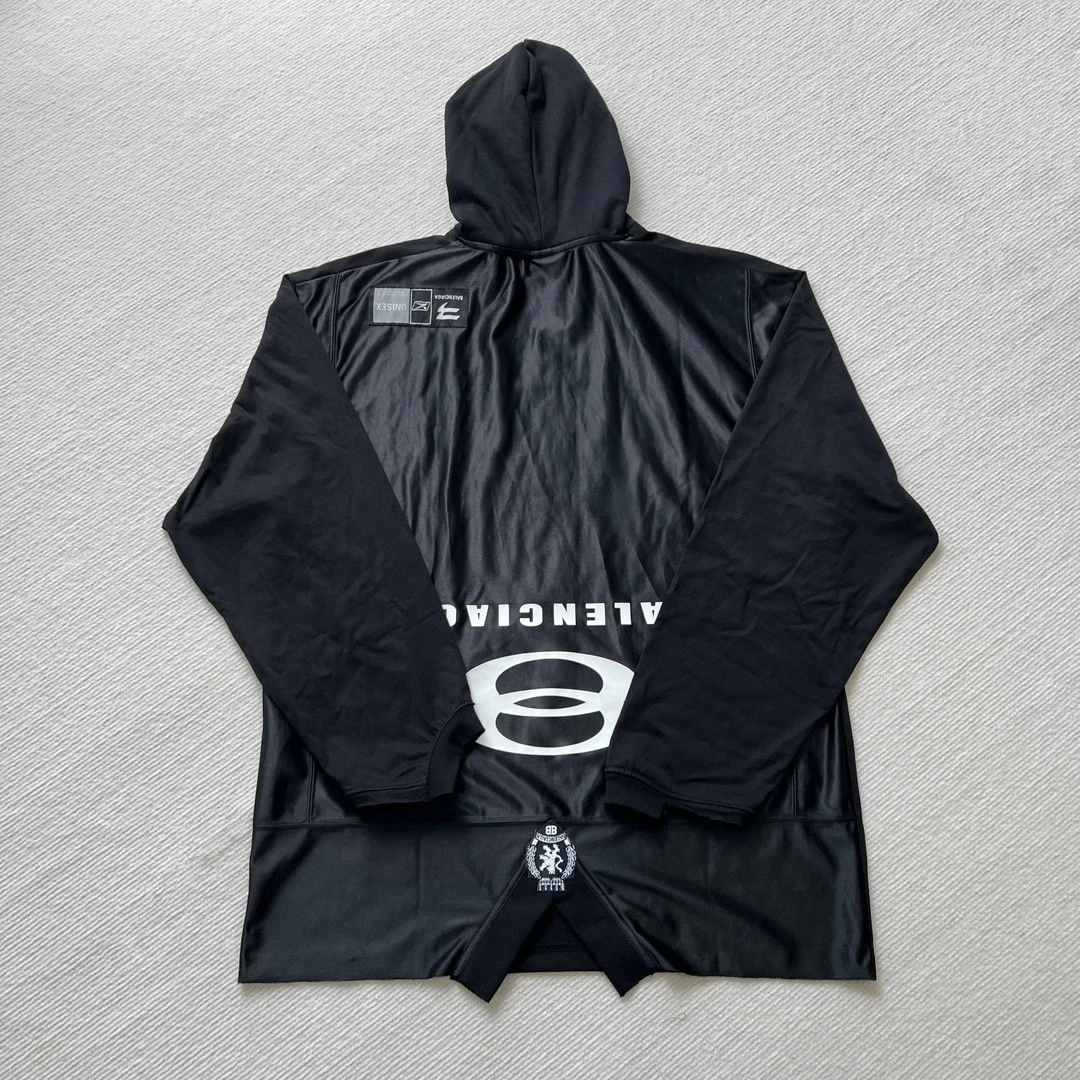 발렌시아가 유니티 스포츠 롱 슬리브 오버사이즈 티셔츠