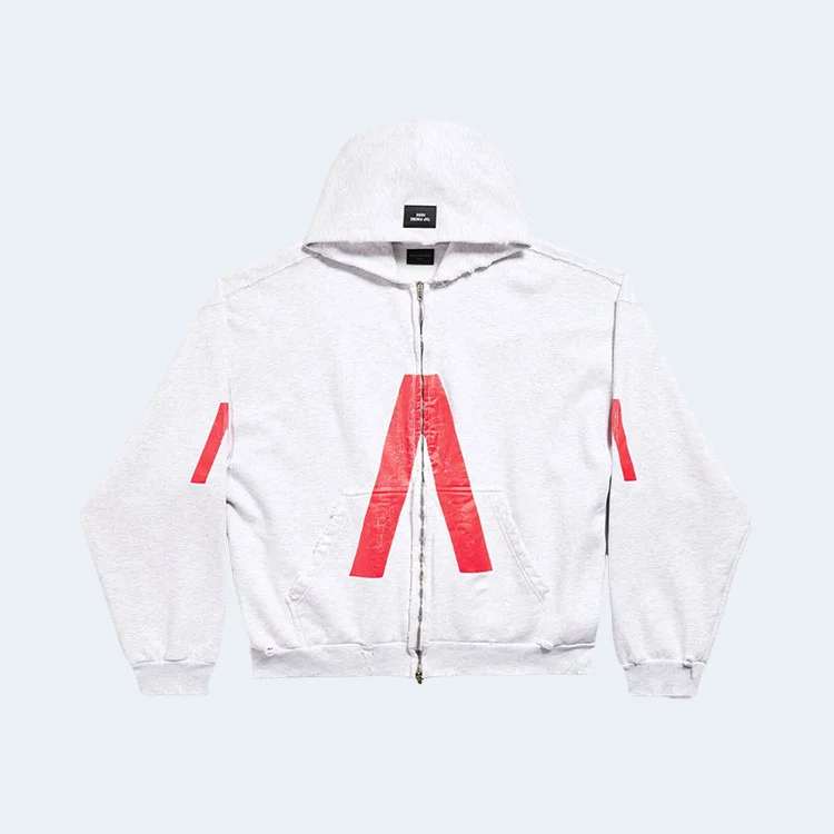 발렌시아가 뮤직 아카이브 미디움 핏 후드 집업