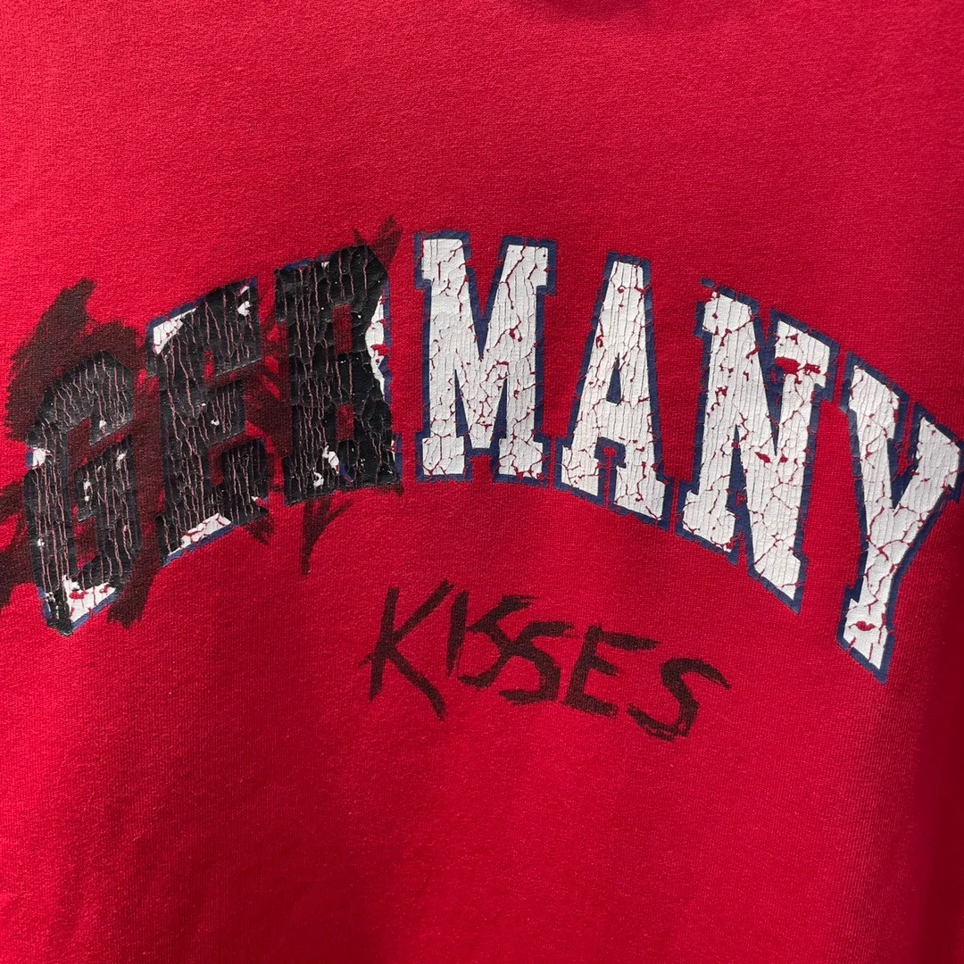 발렌시아가 프린티드 코튼 저지 후디