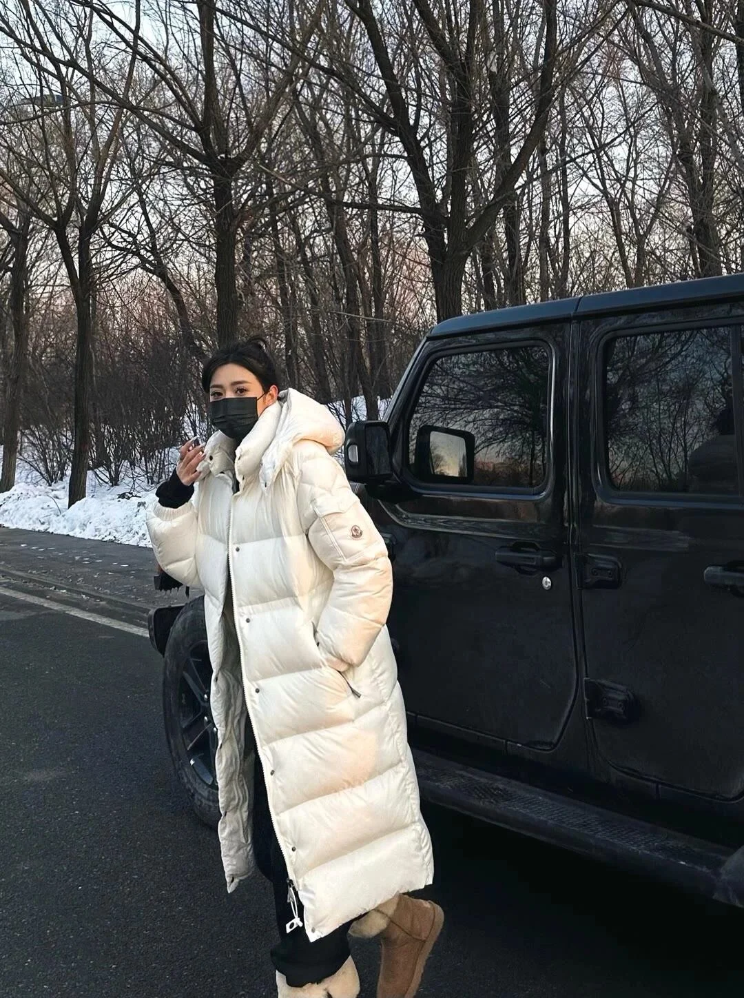 몽클레어 카베타즈 롱다운 재킷