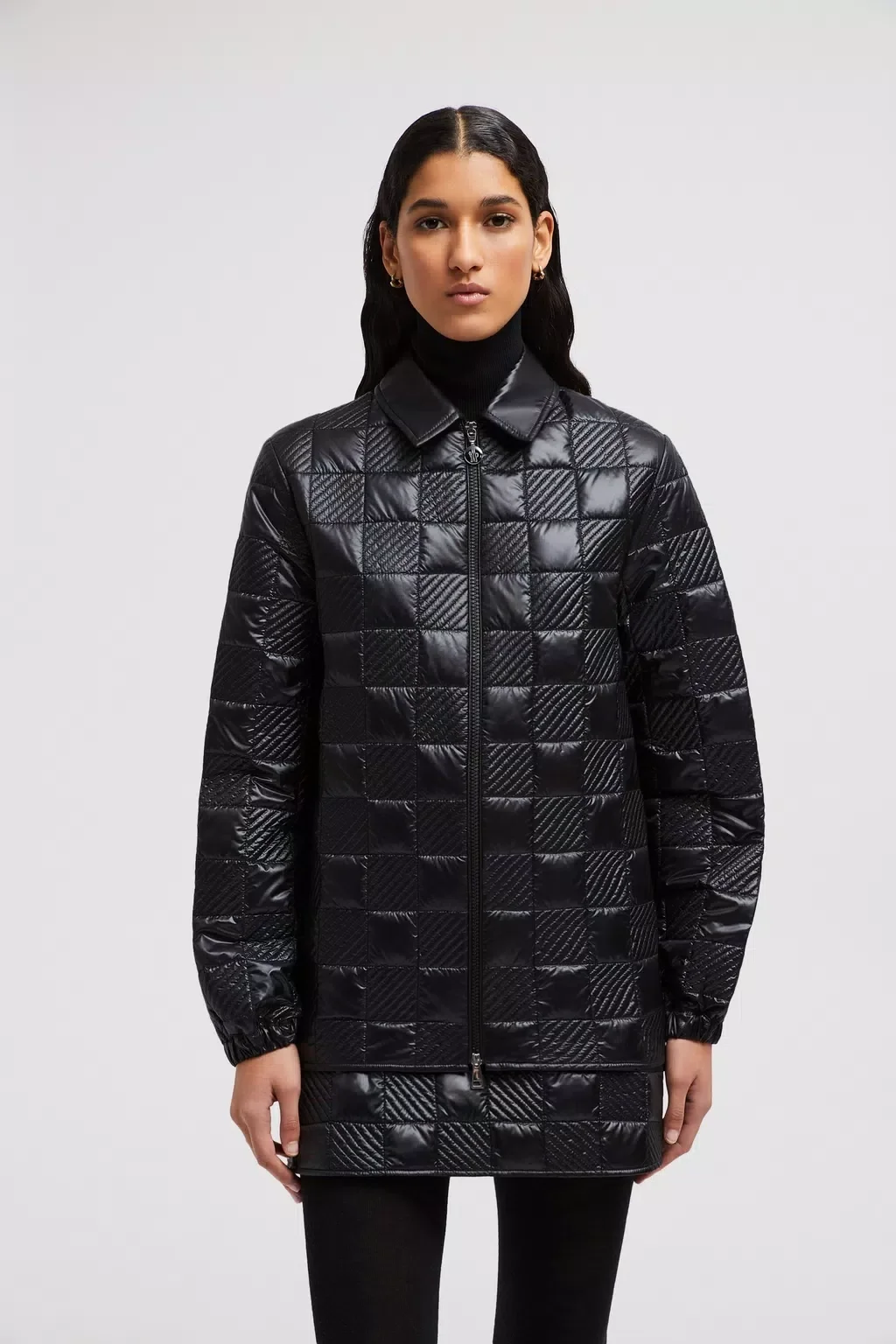 몽클레어 패딩 집업 셔츠