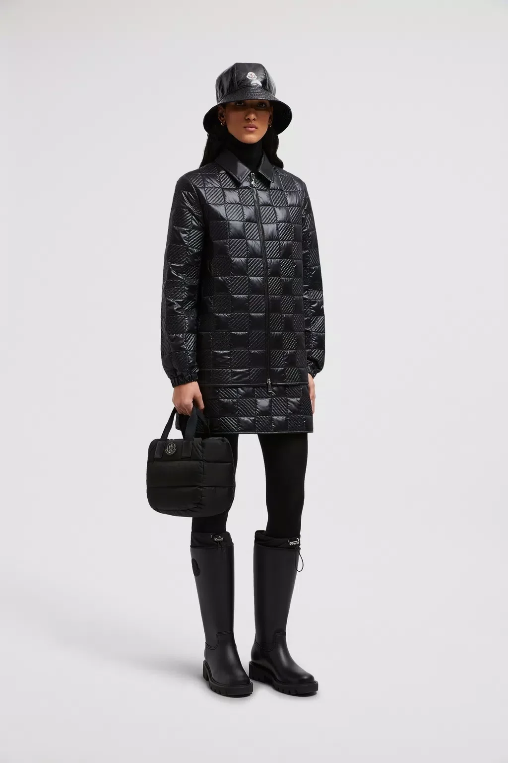 몽클레어 패딩 집업 셔츠