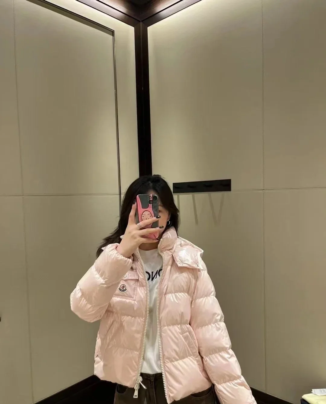 몽클레어 Andro 쇼트 다운 재킷