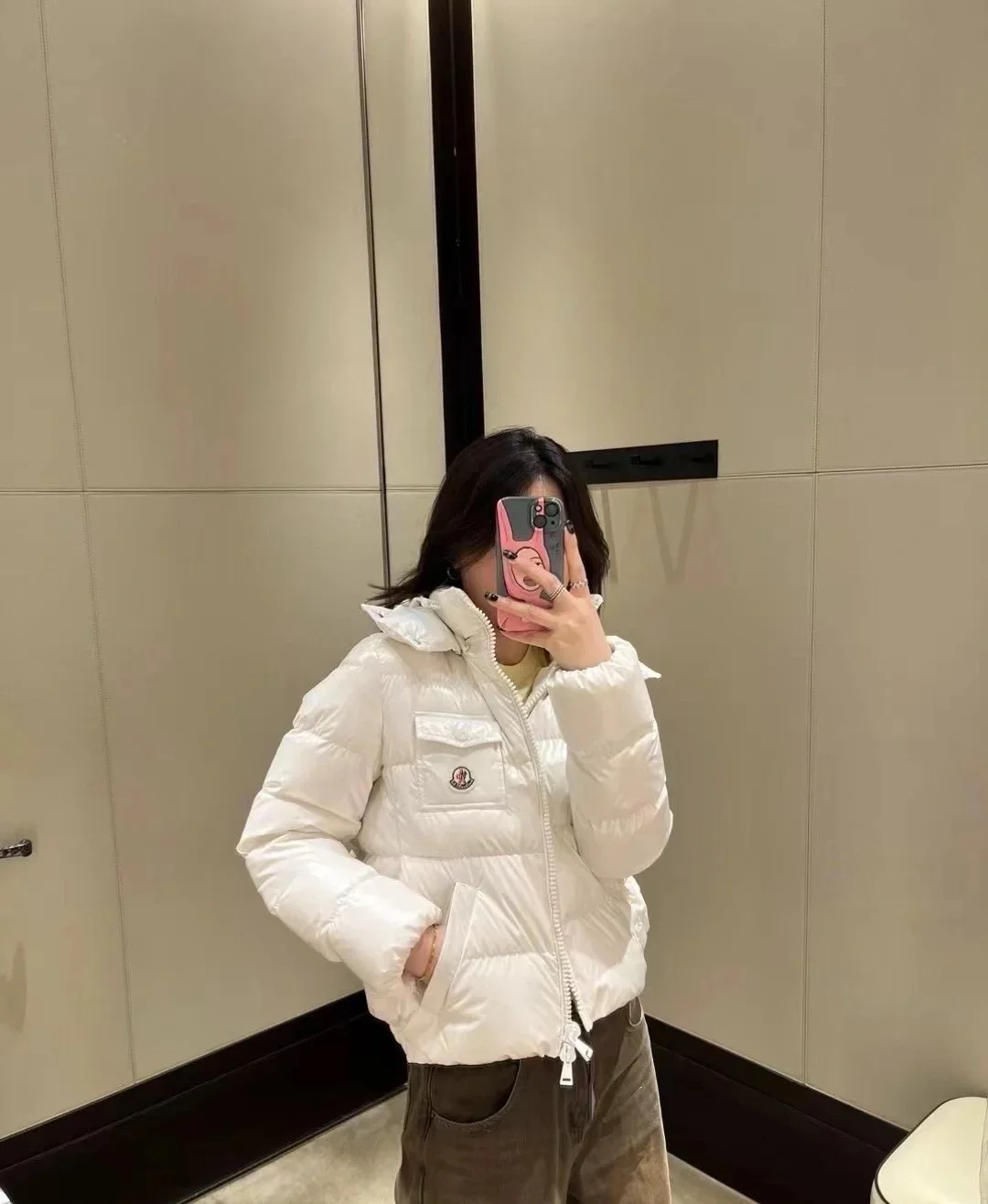 몽클레어 Andro 쇼트 다운 재킷