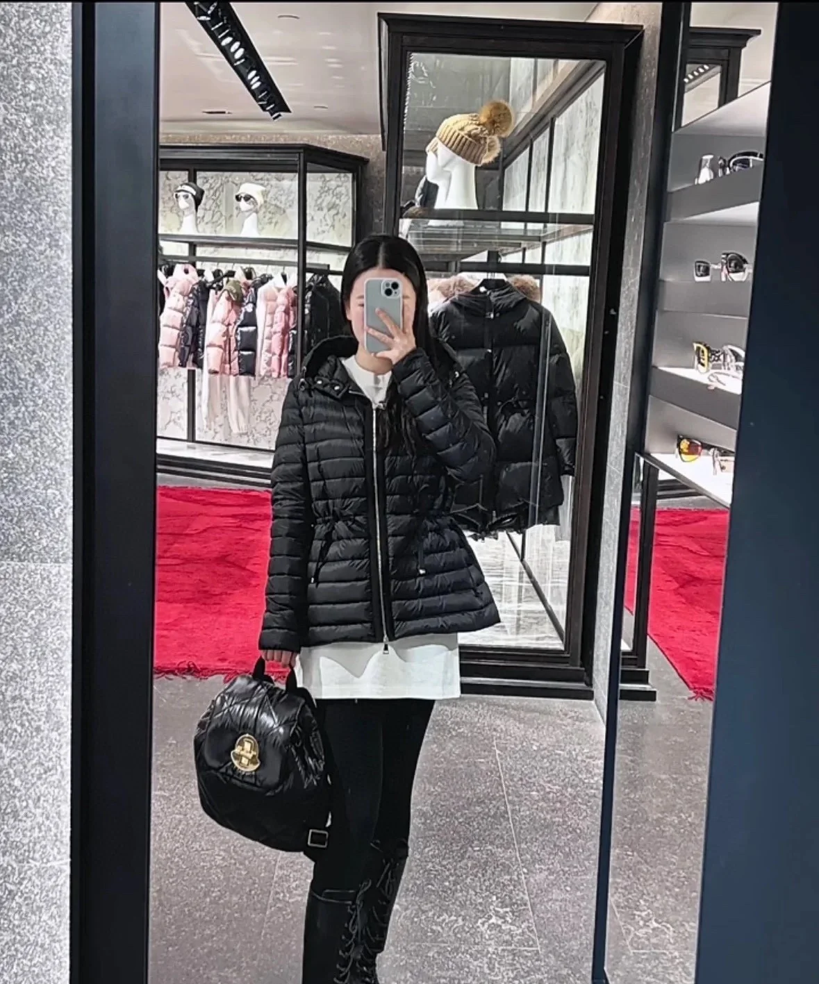 몽클레어 Raie 쇼트 다운 재킷