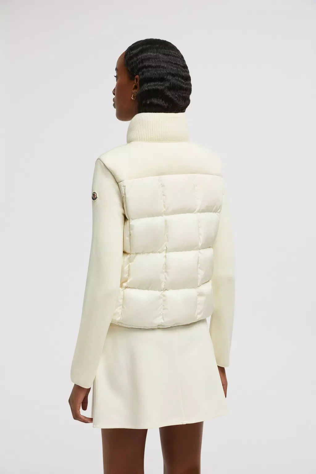 몽클레어 패딩 울 집업 가디건