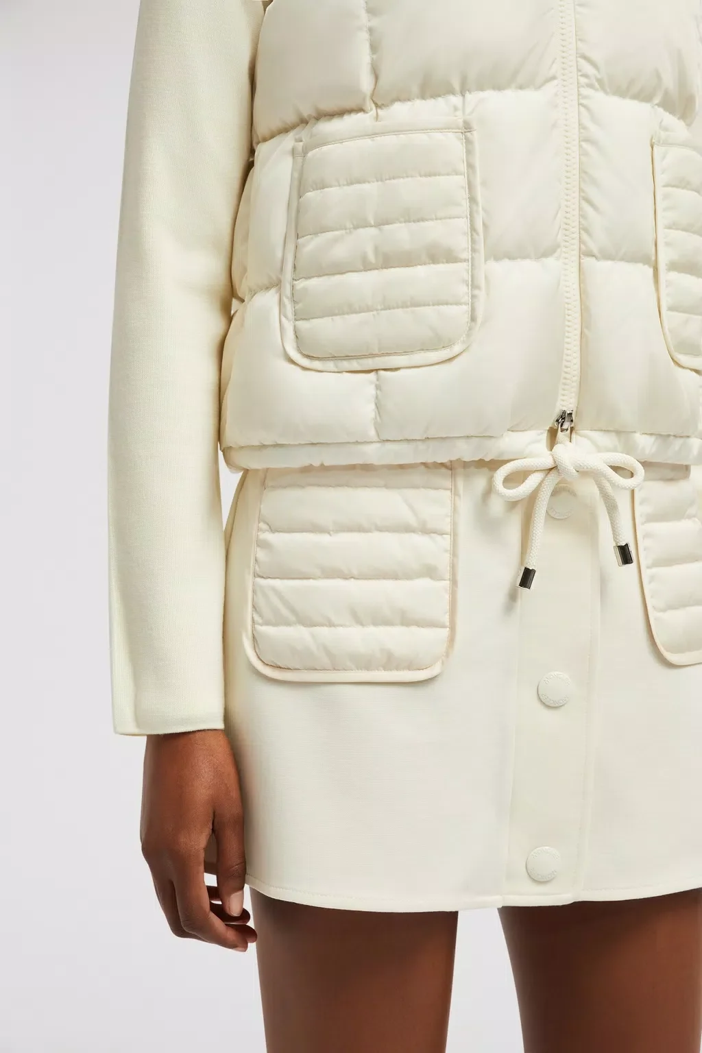 몽클레어 패딩 울 집업 가디건