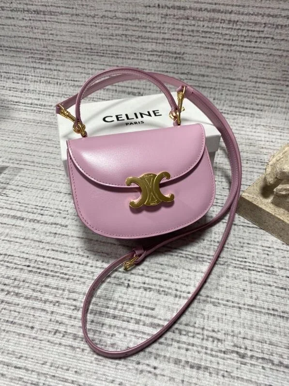 셀린느 미니 클레아 베사체 트리옹프 백 핑크