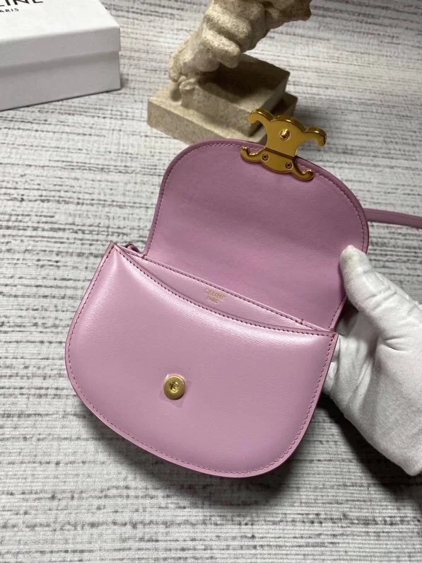 셀린느 미니 클레아 베사체 트리옹프 백 핑크