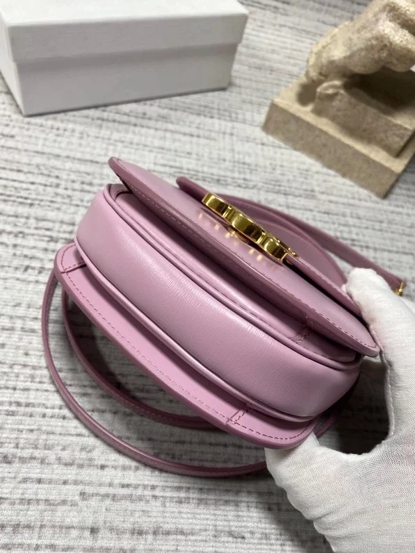 셀린느 미니 클레아 베사체 트리옹프 백 핑크