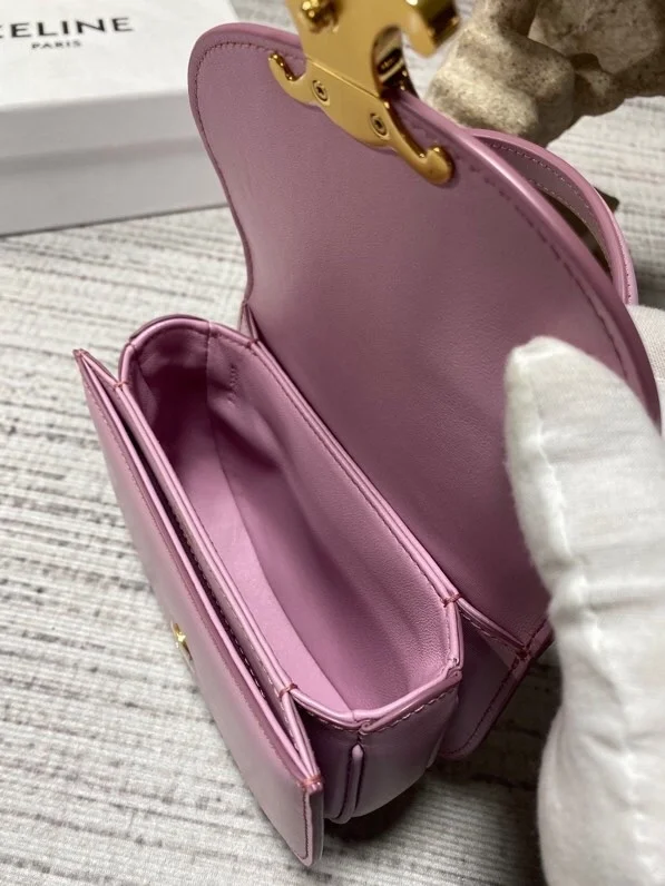 셀린느 미니 클레아 베사체 트리옹프 백 핑크