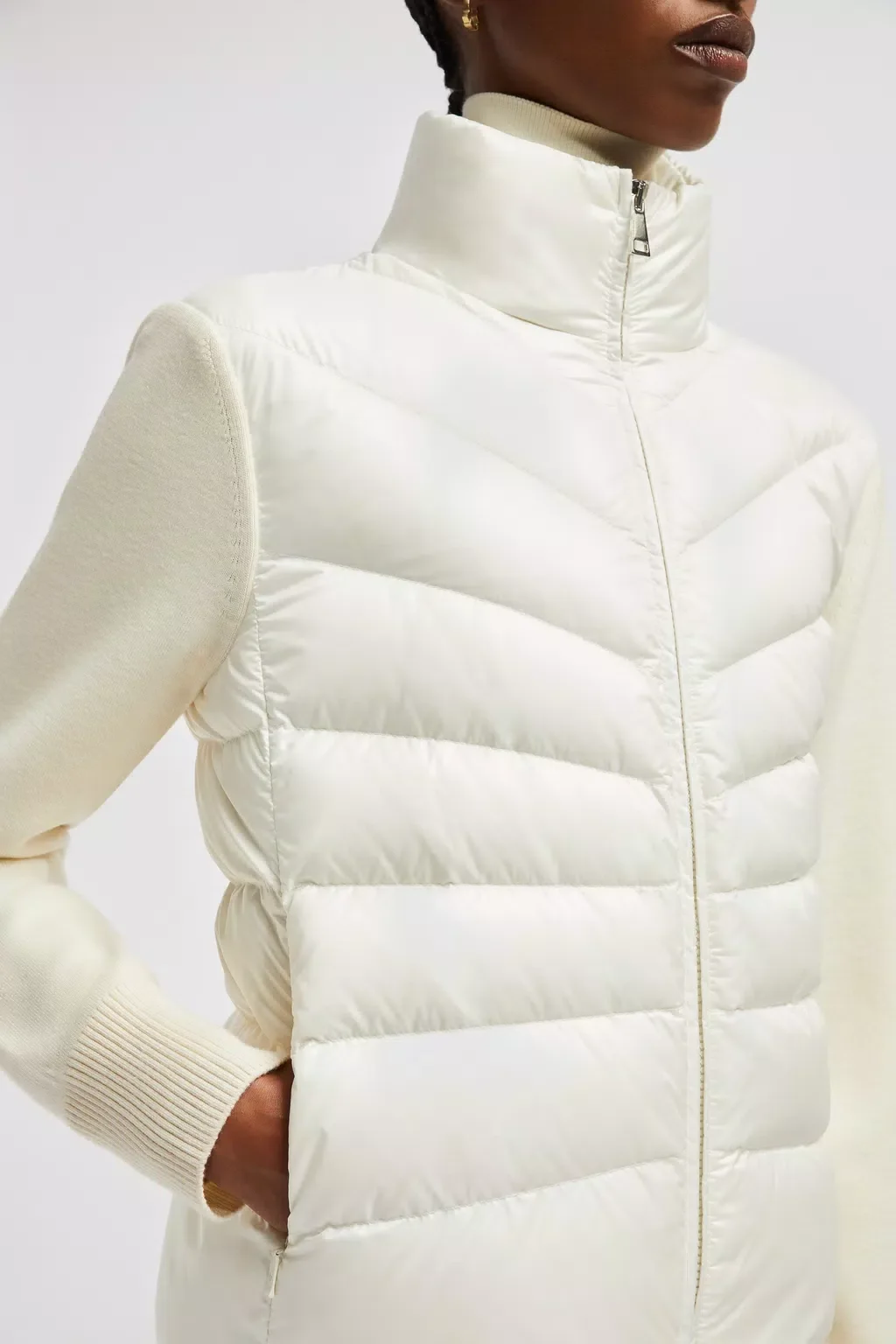 몽클레어 패딩 울 가디건