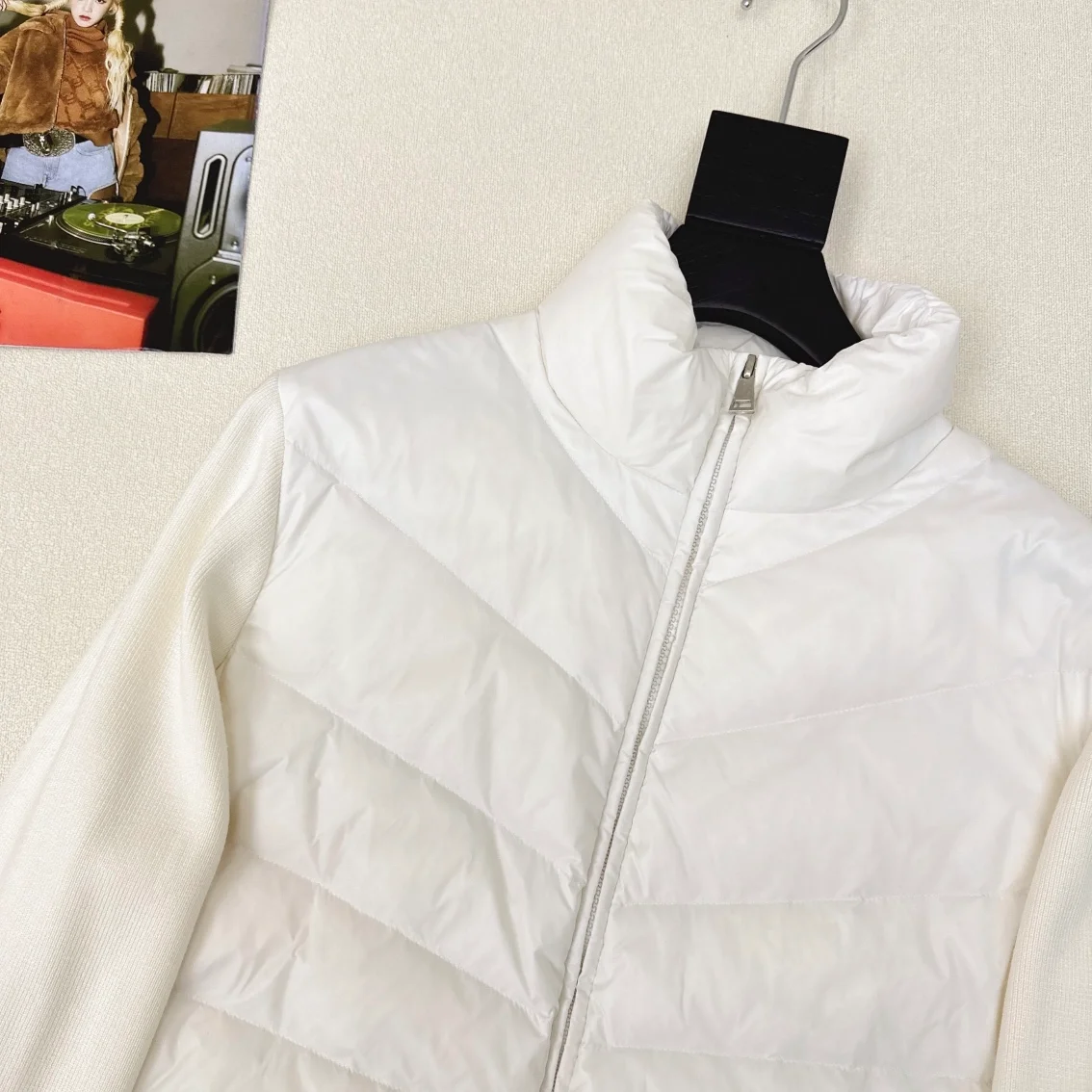 몽클레어 패딩 울 가디건