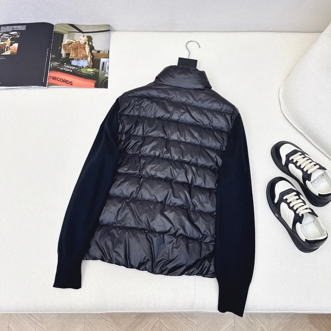 몽클레어 패딩 울 가디건