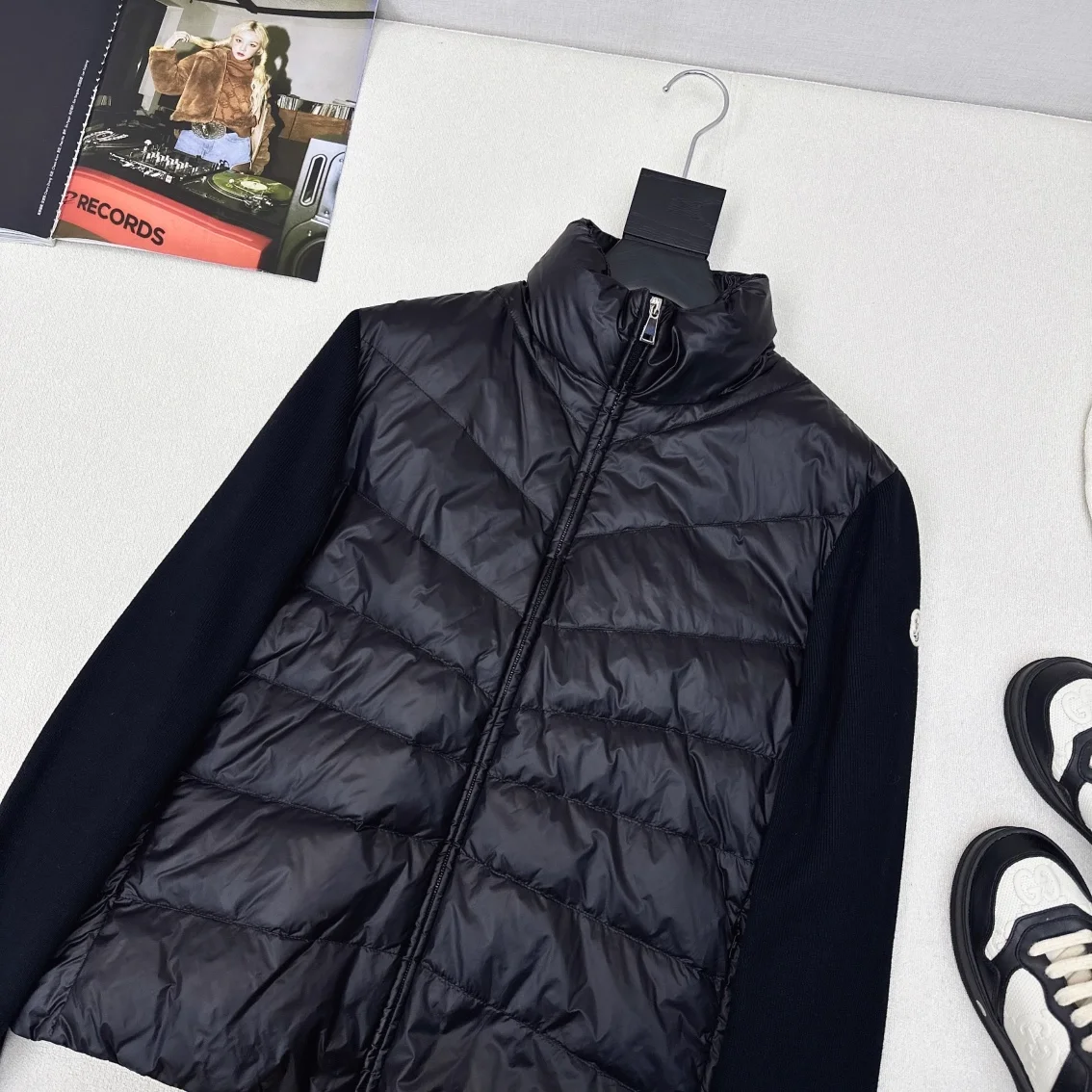 몽클레어 패딩 울 가디건