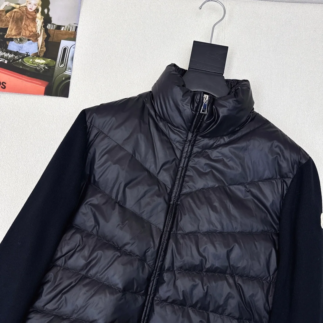 몽클레어 패딩 울 가디건