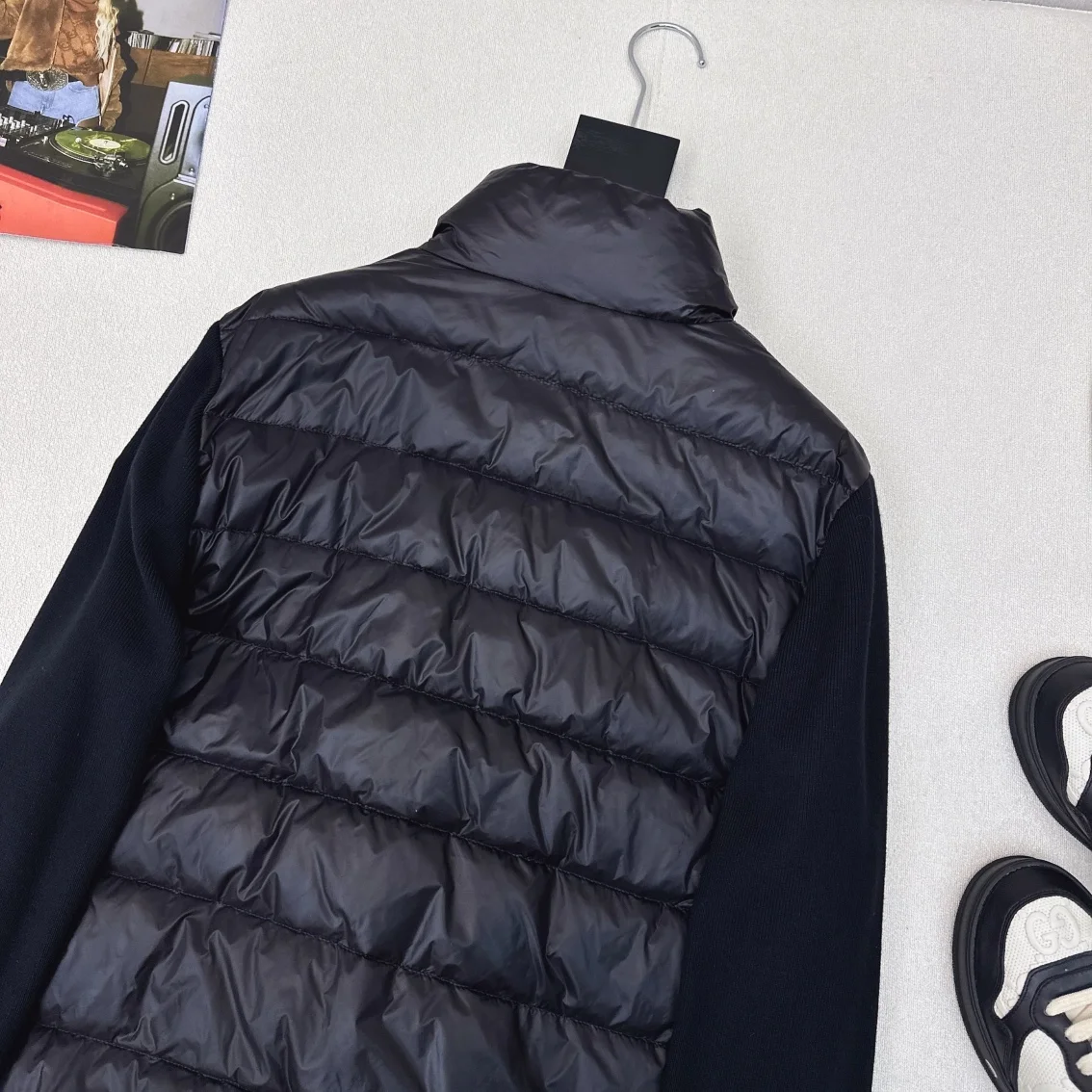 몽클레어 패딩 울 가디건