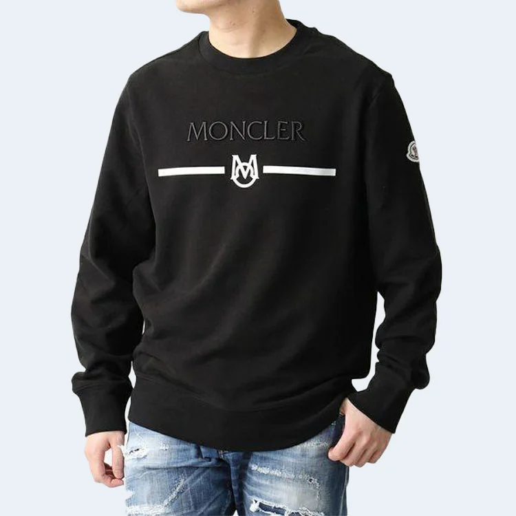 몽클레어 트리밍 맨투맨