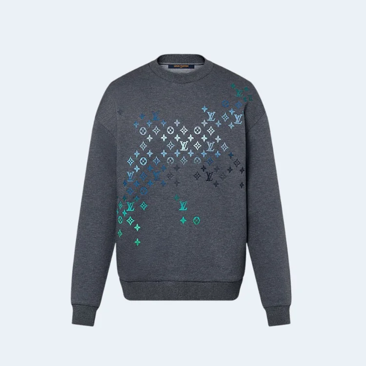 루이비통 엠브로이더드 코튼 스웨트셔츠