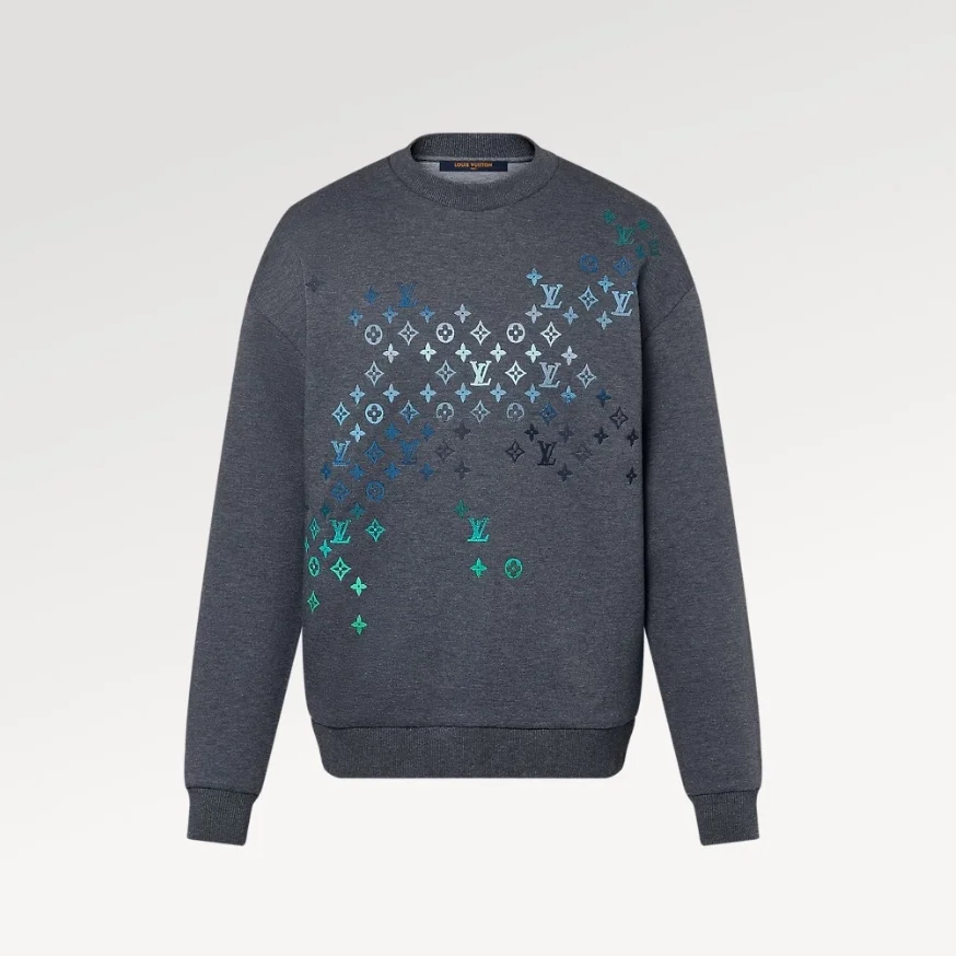 루이비통 엠브로이더드 코튼 스웨트셔츠