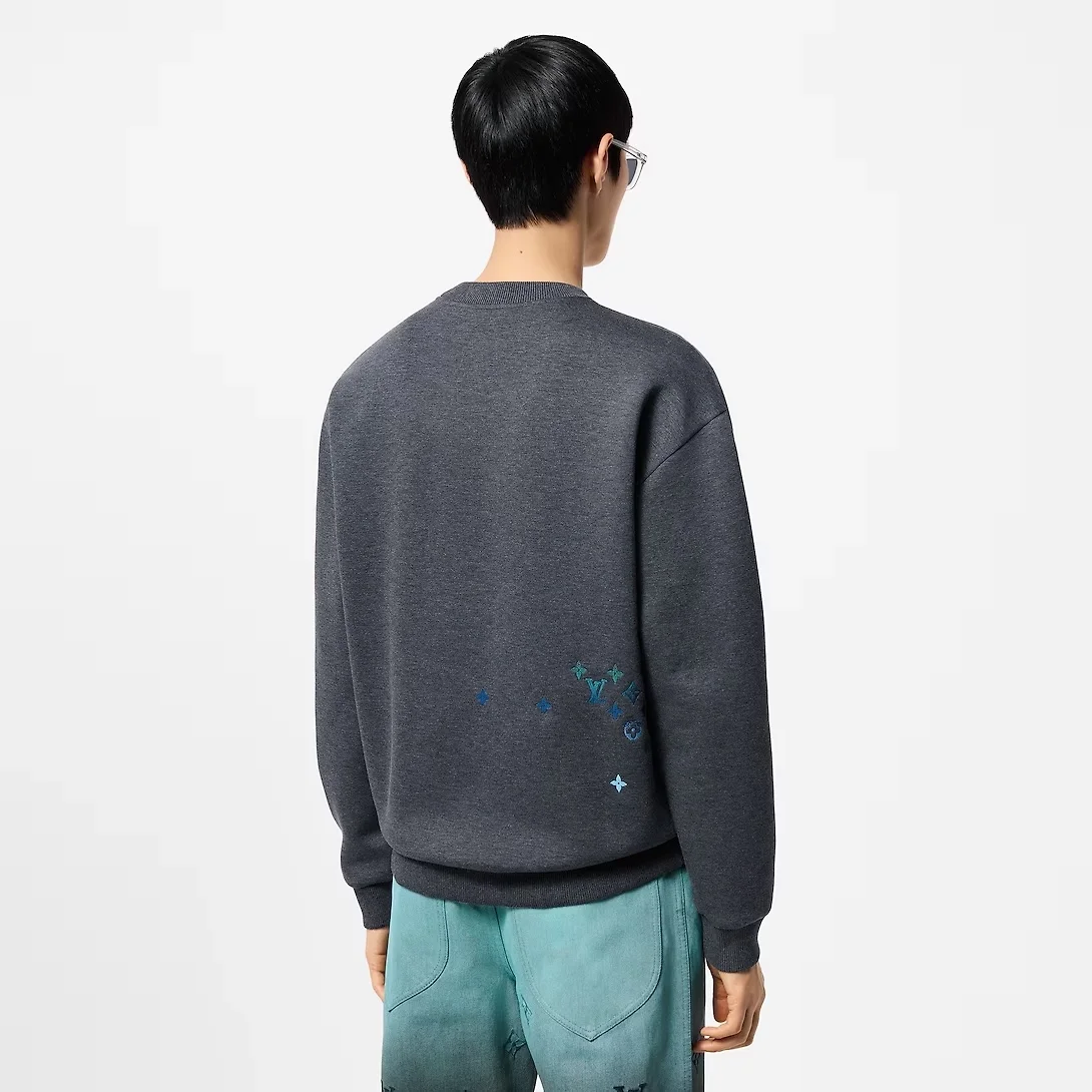 루이비통 엠브로이더드 코튼 스웨트셔츠