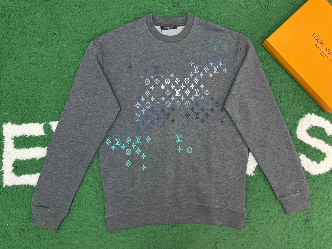 루이비통 엠브로이더드 코튼 스웨트셔츠
