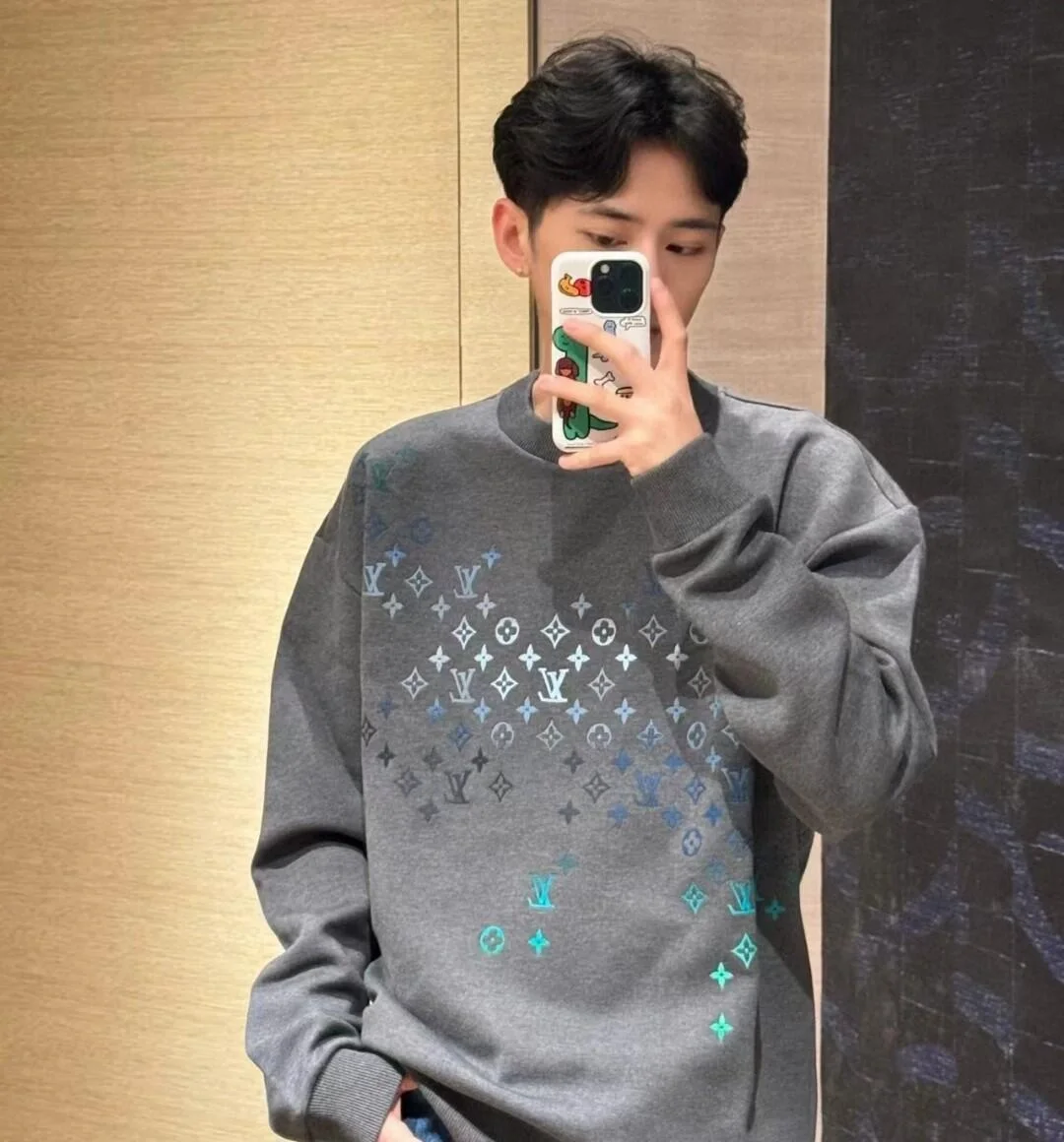 루이비통 엠브로이더드 코튼 스웨트셔츠