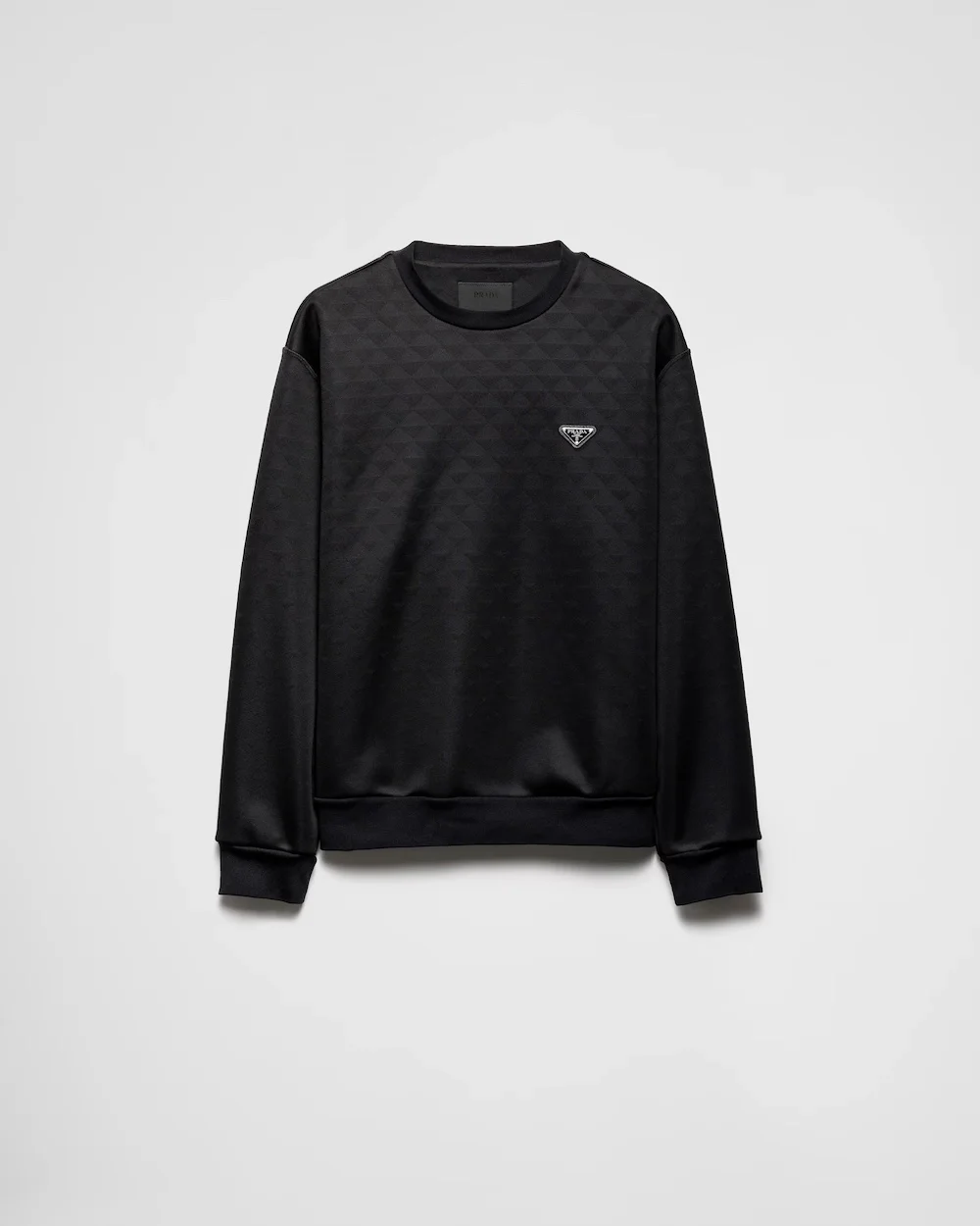 프라다 테크니컬 패브릭 스웨트셔츠