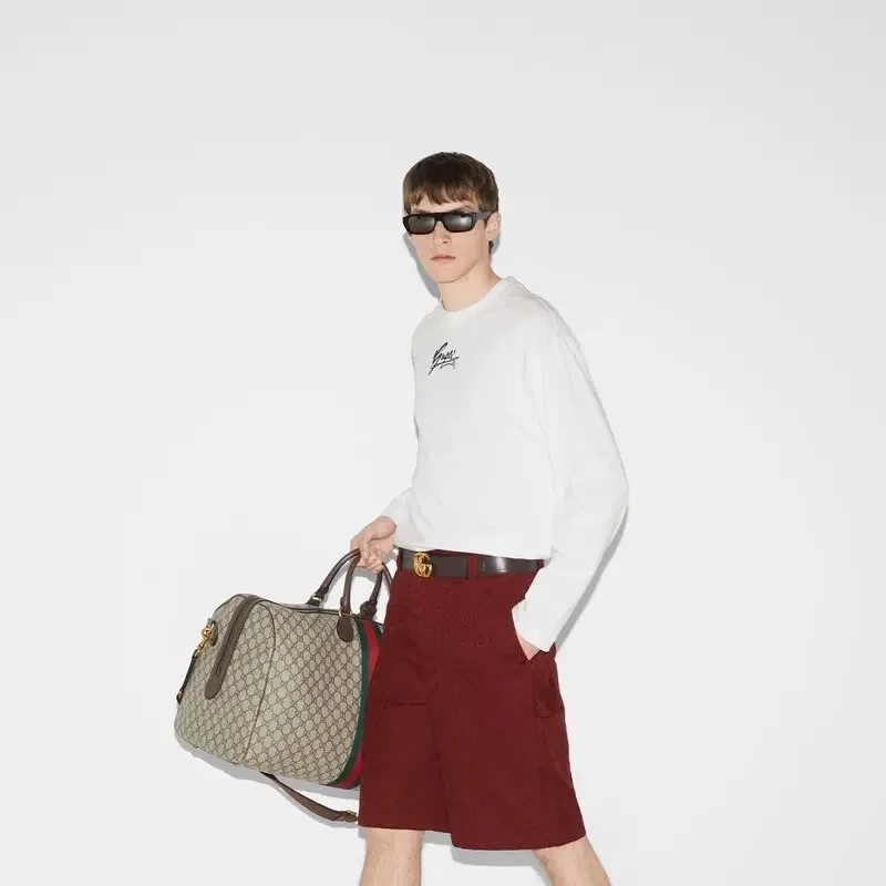 구찌 GUCCI 프린트 코튼 저지 스웨트셔츠