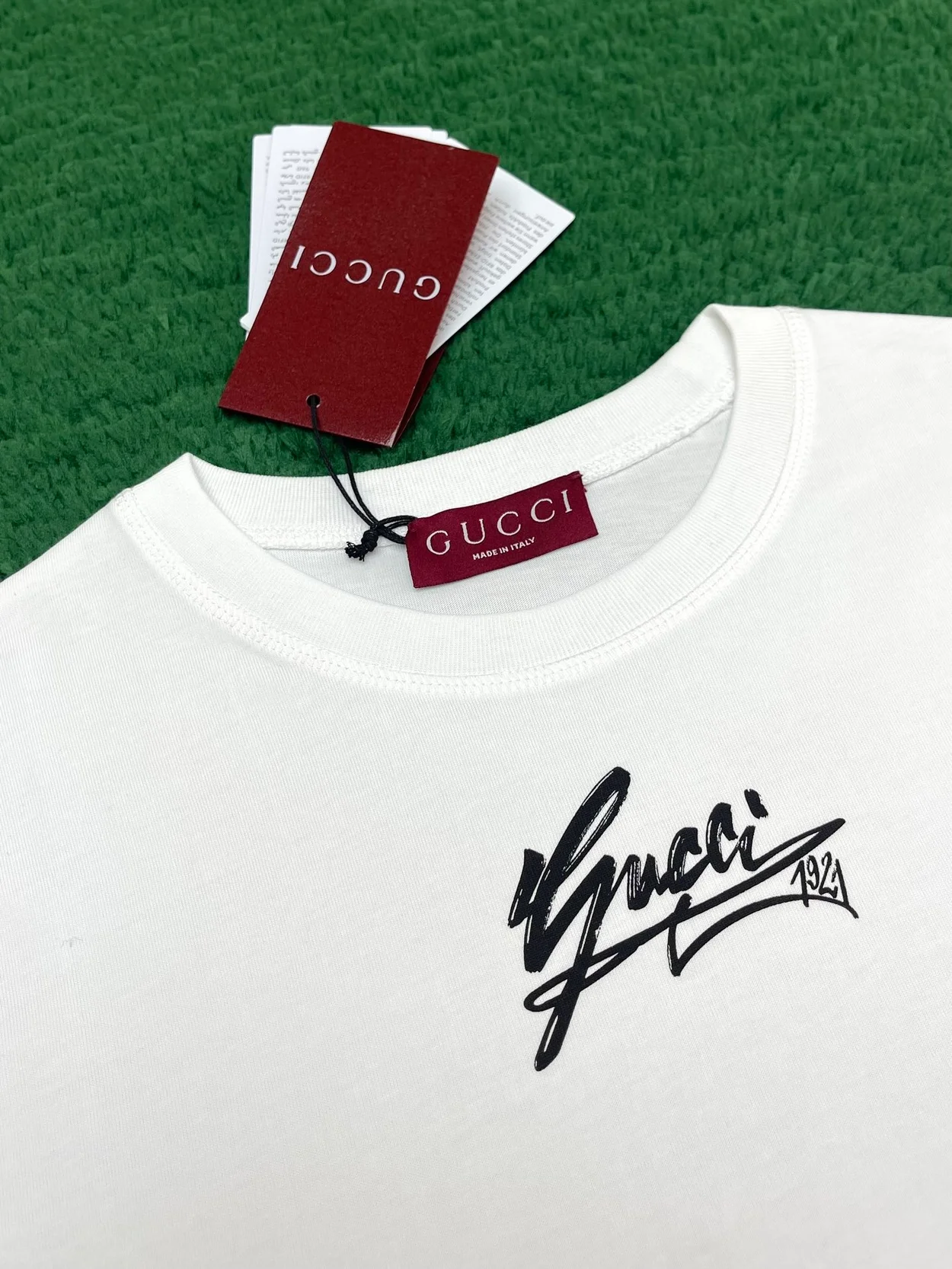 구찌 GUCCI 프린트 코튼 저지 스웨트셔츠