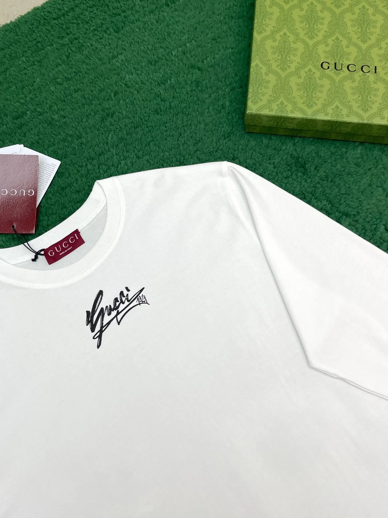 구찌 GUCCI 프린트 코튼 저지 스웨트셔츠