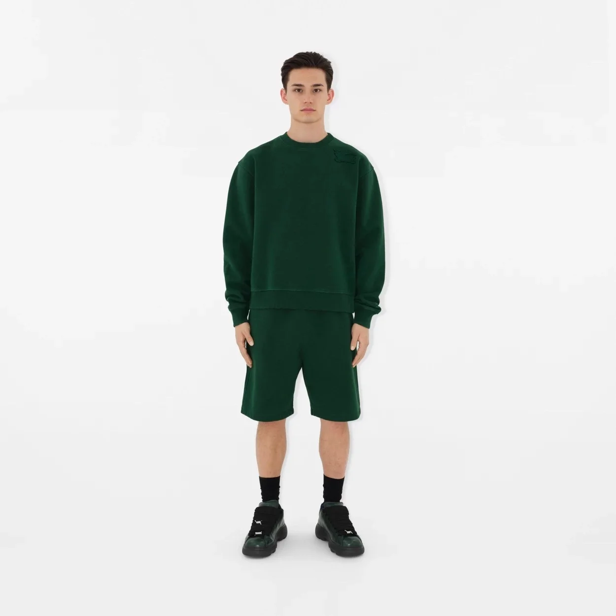 버버리 코튼 스웨트셔츠