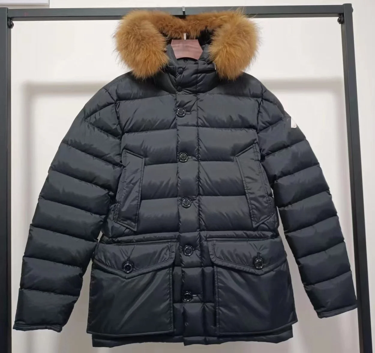 몽클레어 클루니 구스다운 패딩 자켓 블랙