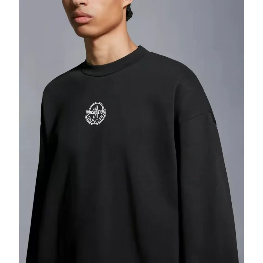몽클레어 X ROC NATION JAY-Z 로고 스웨트셔츠