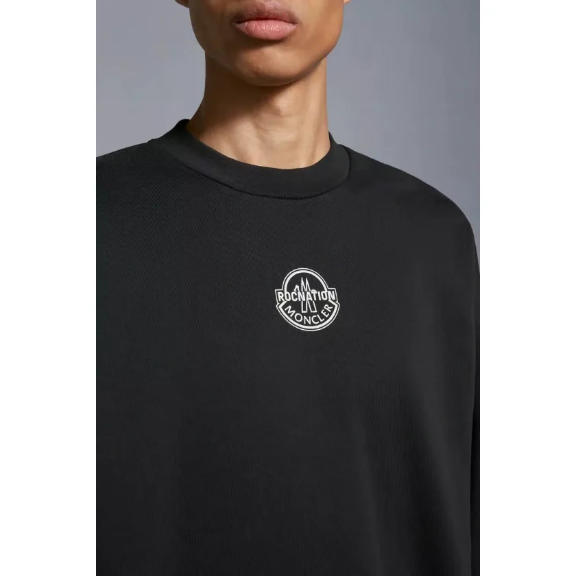 몽클레어 X ROC NATION JAY-Z 로고 스웨트셔츠