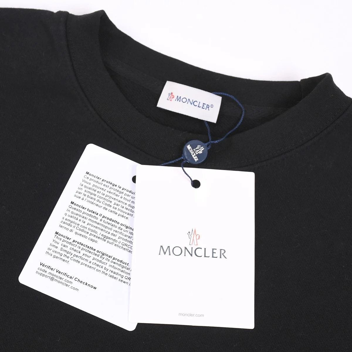 몽클레어 X ROC NATION JAY-Z 로고 스웨트셔츠