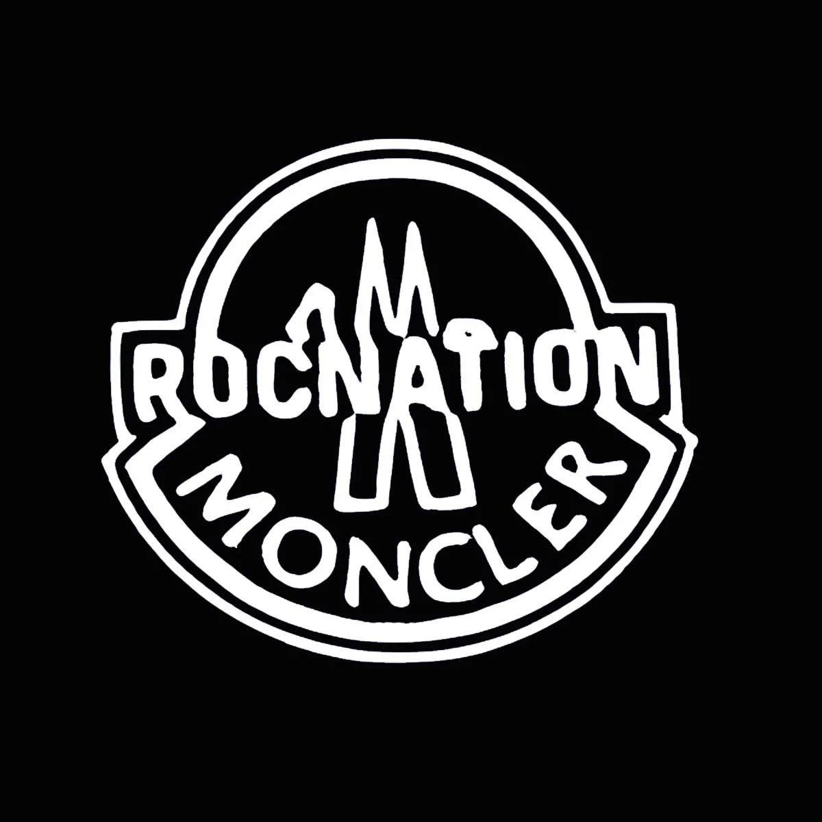 몽클레어 X ROC NATION JAY-Z 로고 스웨트셔츠