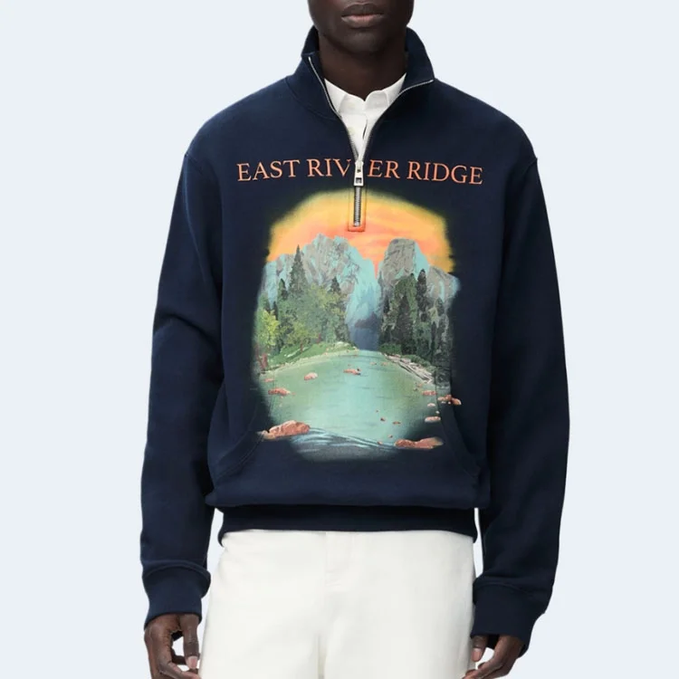 로에베 집업 스웨트셔츠