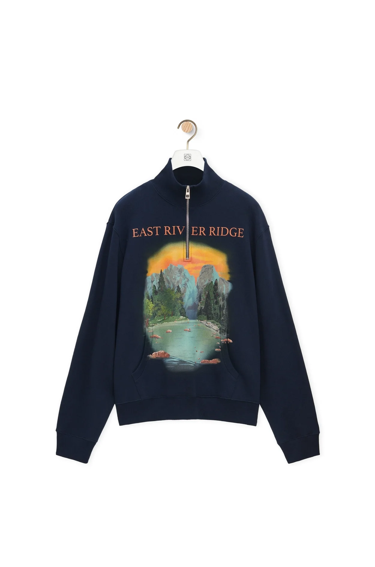 로에베 집업 스웨트셔츠