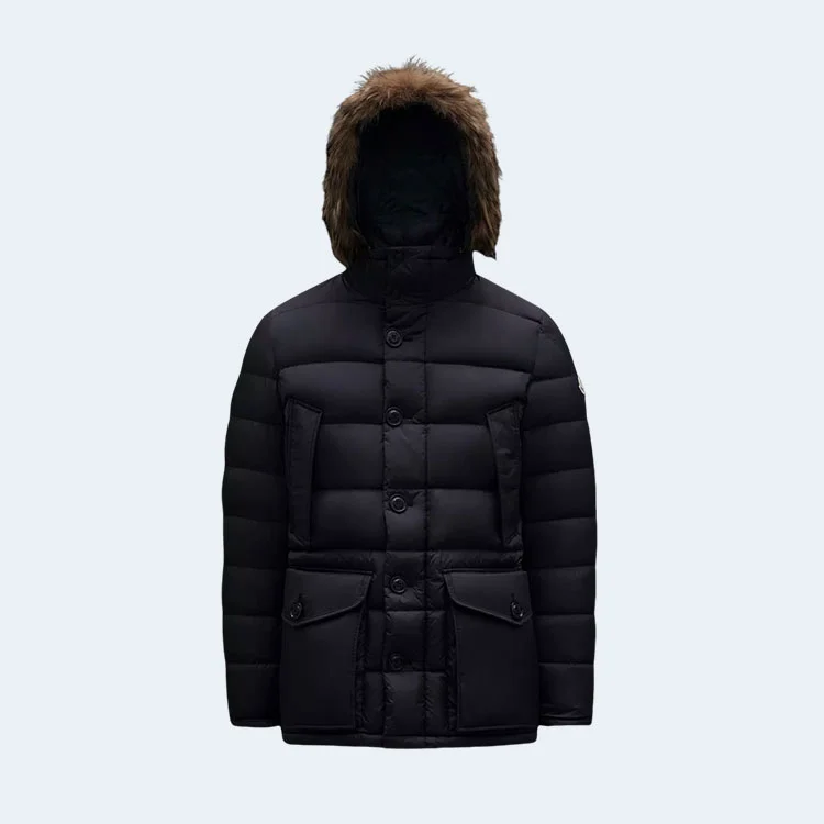 몽클레어 클루니 구스다운 패딩 자켓 네이비