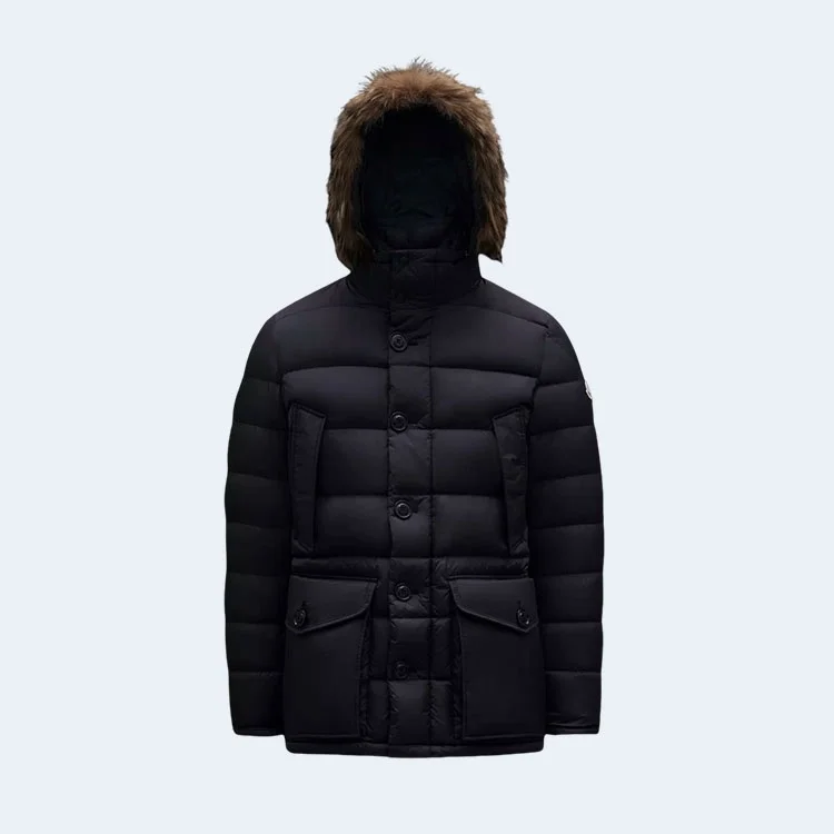 몽클레어 클루니 구스다운 패딩 자켓 네이비