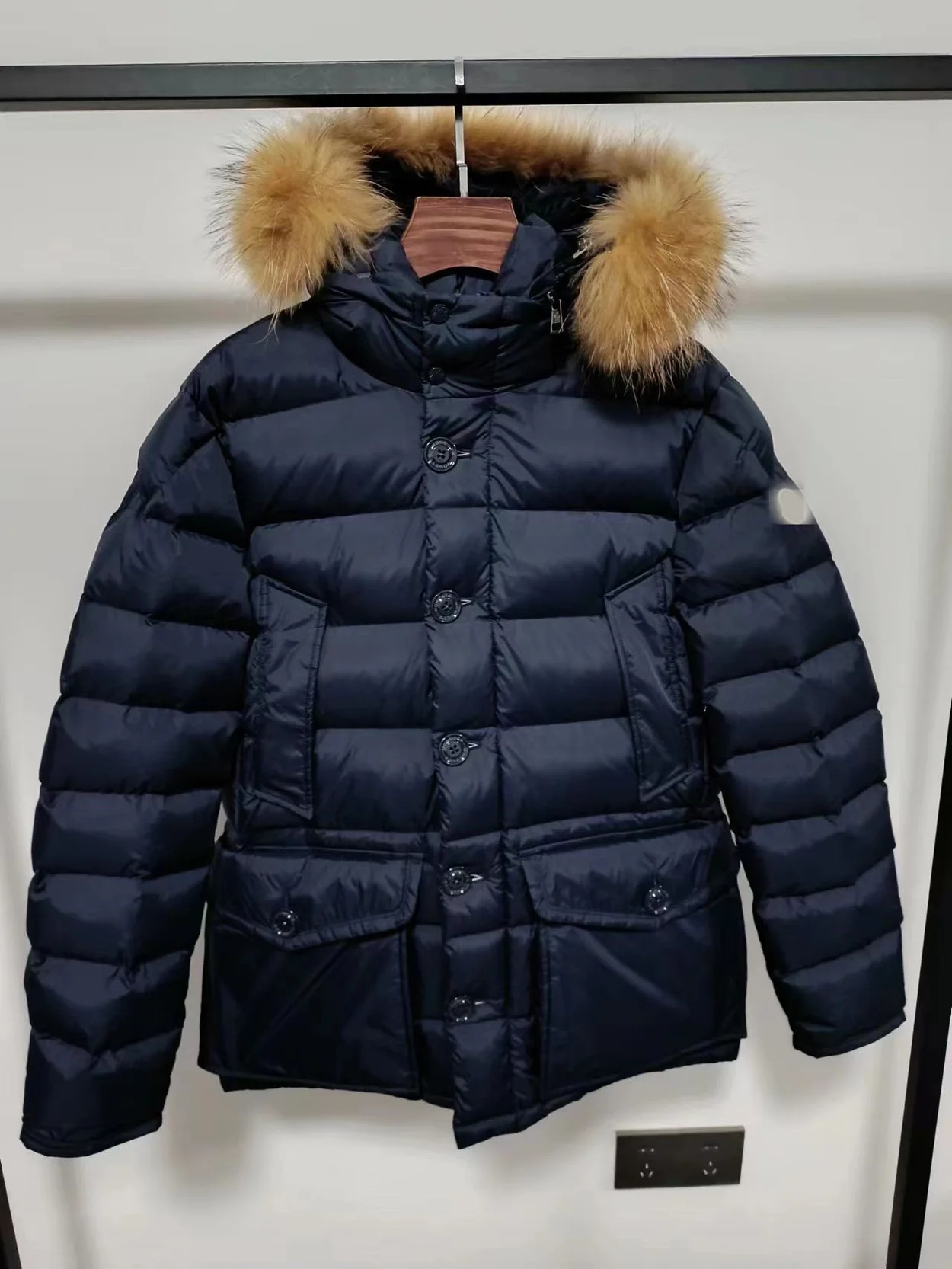 몽클레어 클루니 구스다운 패딩 자켓 네이비