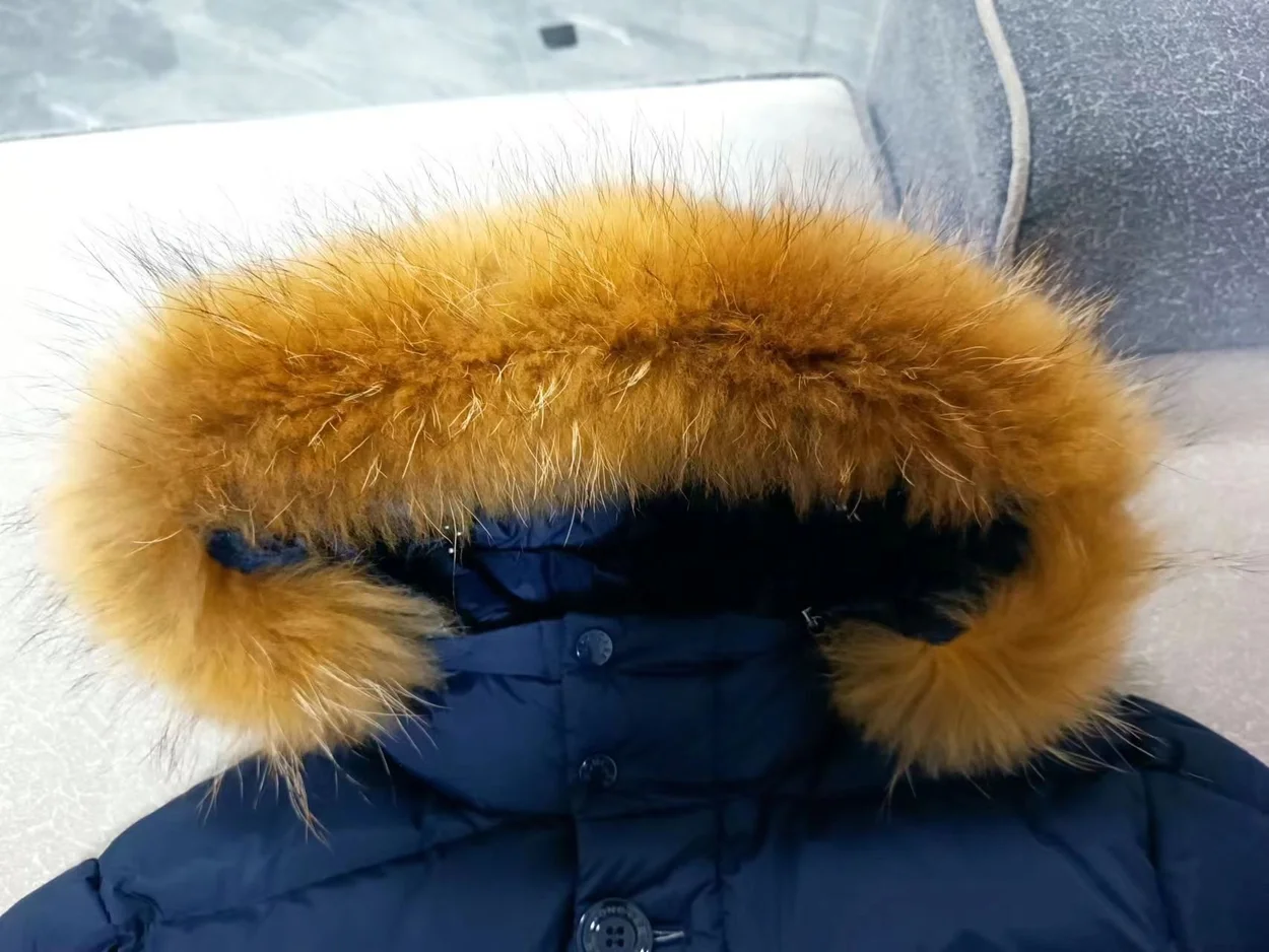 몽클레어 클루니 구스다운 패딩 자켓 네이비