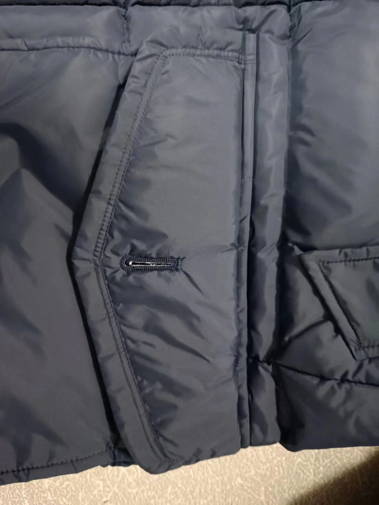 몽클레어 클루니 구스다운 패딩 자켓 네이비