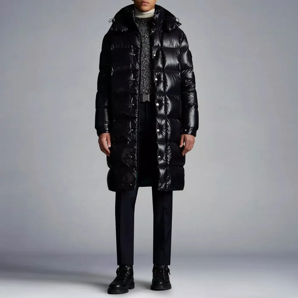 몽클레어 하노버리안 블랙 롱 패딩 자켓