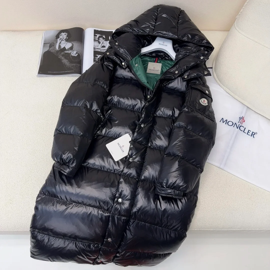 몽클레어 하노버리안 블랙 롱 패딩 자켓