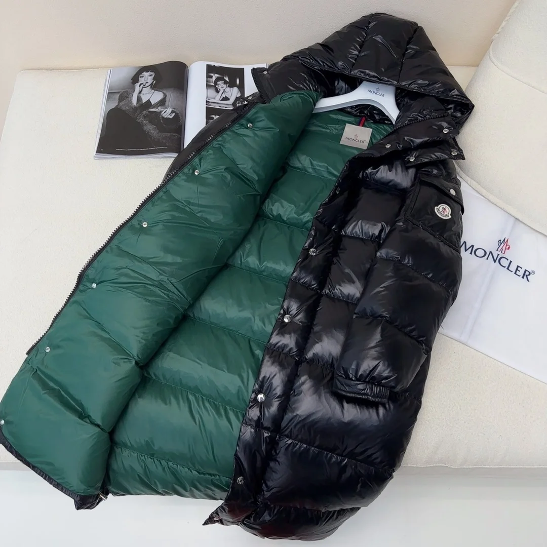 몽클레어 하노버리안 블랙 롱 패딩 자켓