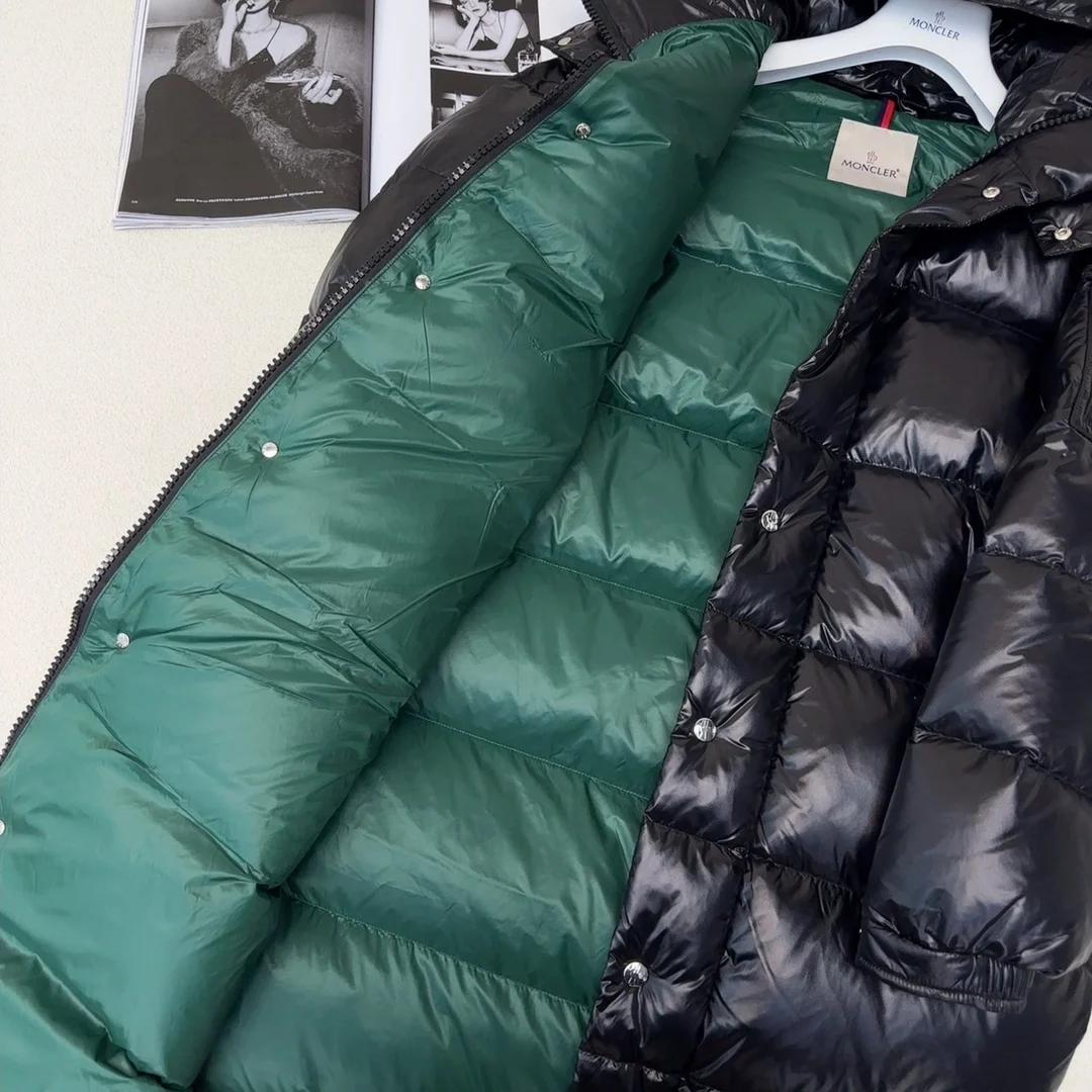 몽클레어 하노버리안 블랙 롱 패딩 자켓