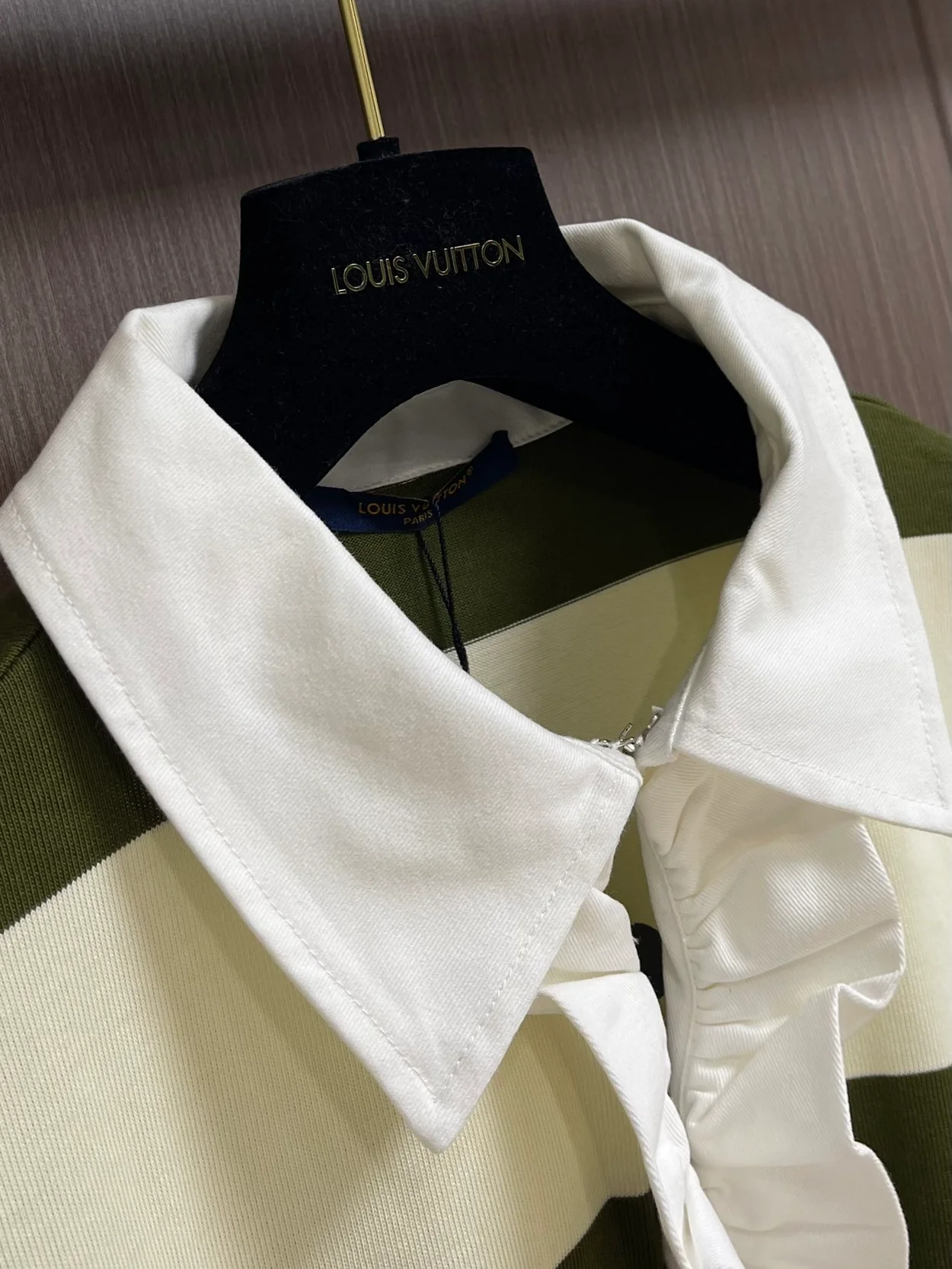 루이비통 롱 슬리브드 코튼 럭비 폴로 1AFWUC